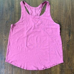 Lululemon Love Tank Pleated Moss Rose See Measurements